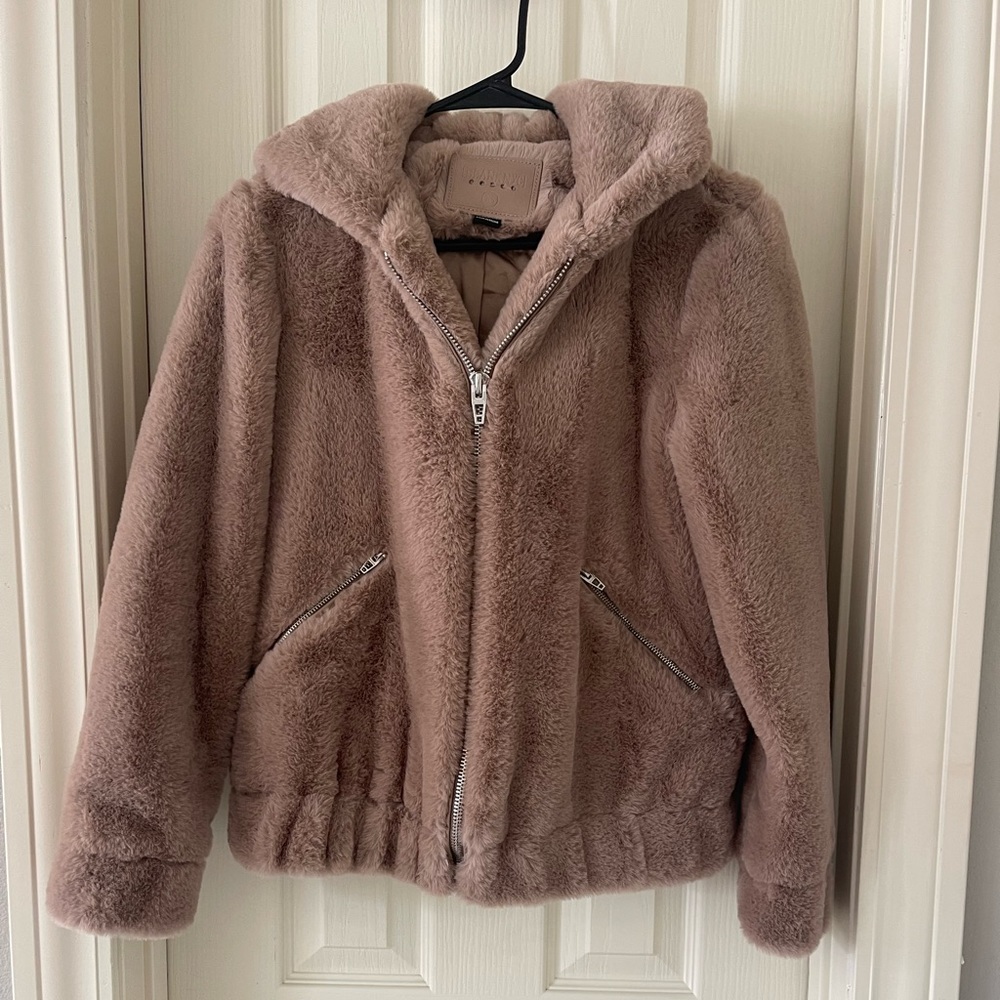 Blank NYC Faux Fur Jacket